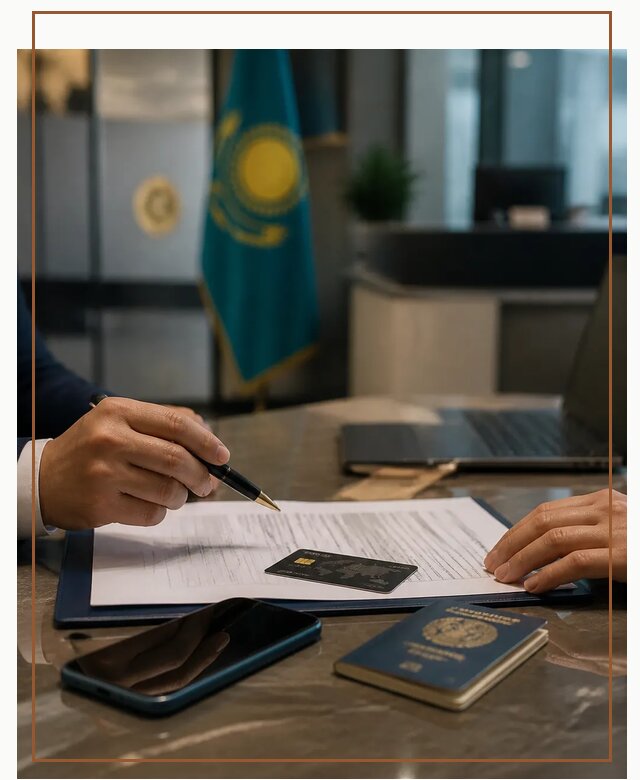 Открытие счета и банковской карты в Казахстане в Малоярославце
