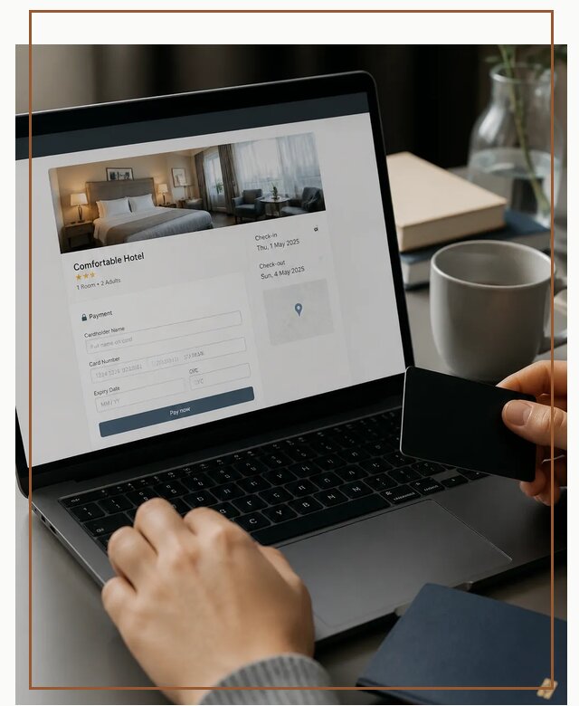 Оплата бронирования Booking в Малоярославце по цене от 4654 р. | Гиперактив-Млр